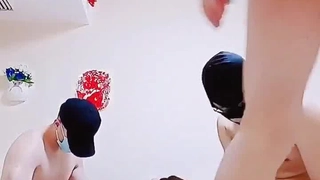 清纯邻家小妹来袭 ！双马尾眼镜一脸清纯 ！连体网袜酒店操逼，大白美臀骑乘整根插入，极度反差骚的很